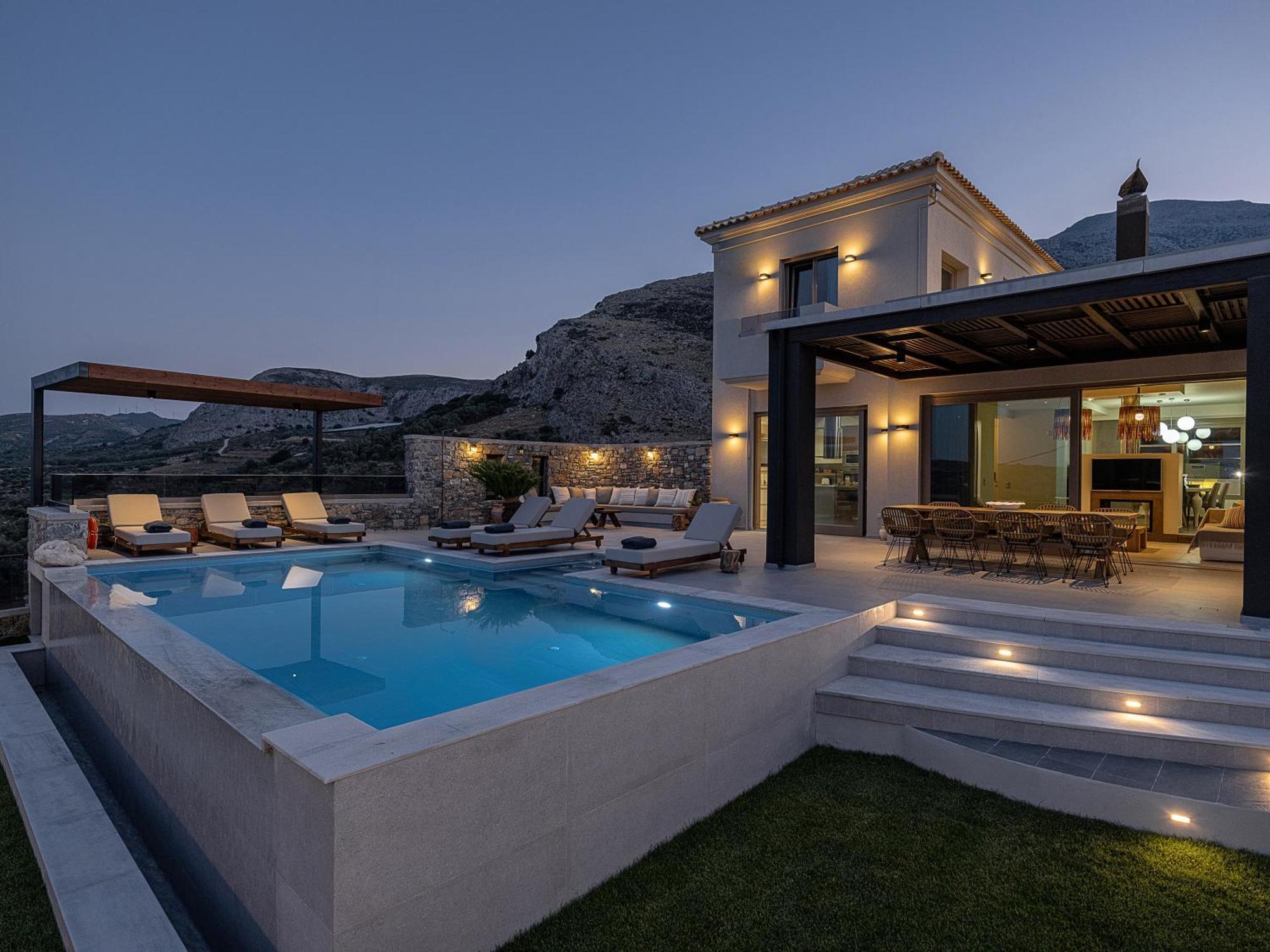 Villa Amavi - Private Heated Pool Kato Asites Esterno foto